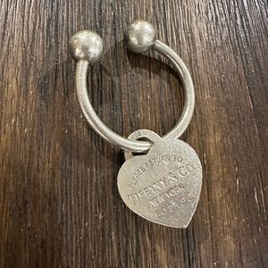 Tiffany & Co. Heart Tag Keychain